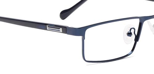 Specsmakers Dura Unisex Eyeglasses Full Frame Rectangle Small 48 Metal SM XJD2207