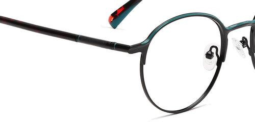 Specsmakers Happster Unisex Eyeglasses Full_Frame Round Medium 49 Metal SM XJC2022