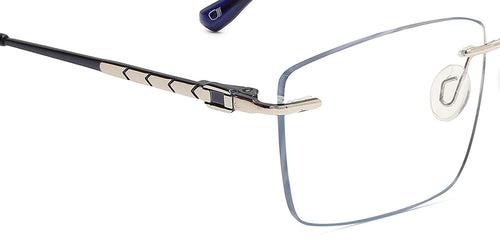Specsmakers Lightanium Unisex Eyeglasses Rimless Rectangle Large 53 Metal SM AN3073