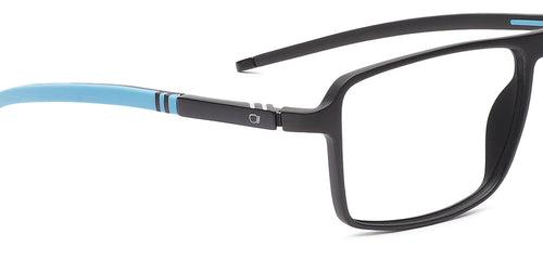 Specsmakers Blue Zero Unisex Computer Glasses Full Frame Rectangle Large 53 TR90 SM AMMF54