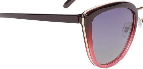 Specsmakers Sundown Polarised Women Sunglasses  Fullframe Cateye Large 55 Acetate SM WAC2004