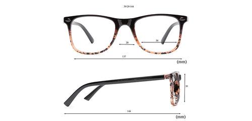 Specsmakers Eco Unisex Eyeglasses Fullframe Traveller Medium 50 Shell SM COC209