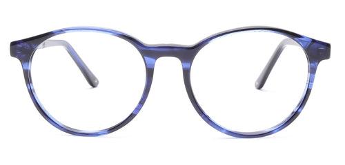 Specsmakers Blue Zero Unisex Computer Glasses Full_frame Round Medium 49 Acetate SM EC181