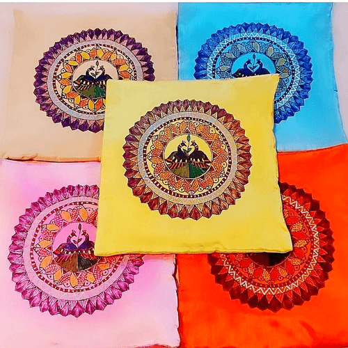 Cushion Cover - Mithila Art