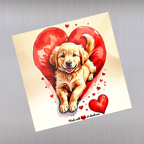 Magnets - Pawsome Companions (Golden Retriever)