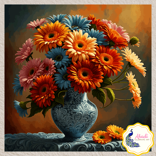 Paintings - Gerbera Elegance