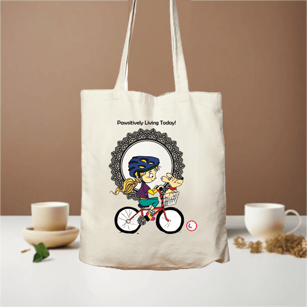 Tote Bag - Pawsitively Living Today!