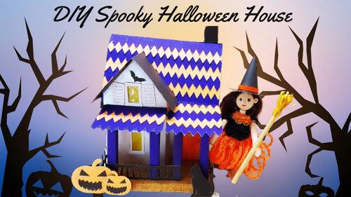 Spooky Halloween House Craft Template