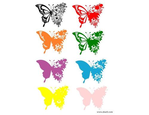 Flutter Craft Butterfly Templates