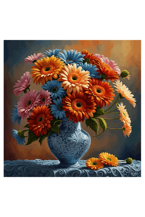 Paintings - Gerbera Elegance