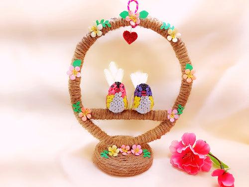 Miniature - Quilled Love Birds