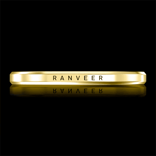 Personalised Classic Gold Kada