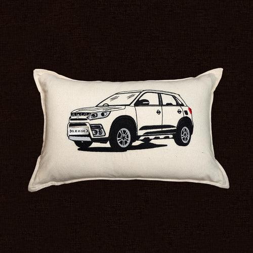 Personalised Number Plate Car Cushion Cover