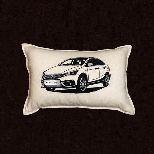 Personalised Number Plate Car Cushion Cover