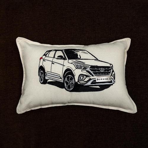 Personalised Number Plate Car Cushion Cover