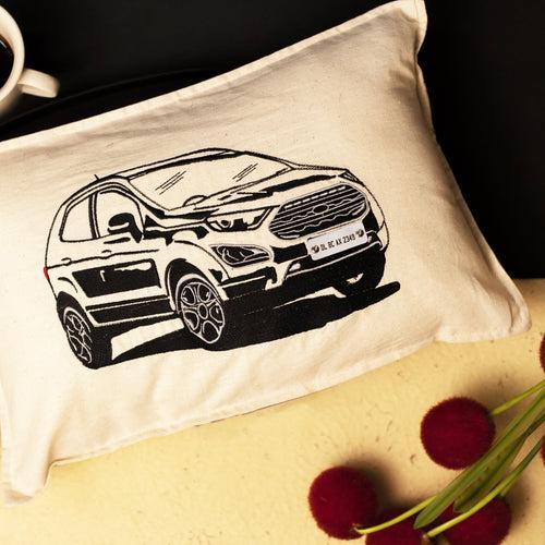 Personalised Number Plate Car Cushion Cover