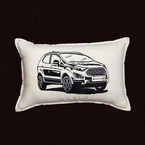 Personalised Number Plate Car Cushion Cover