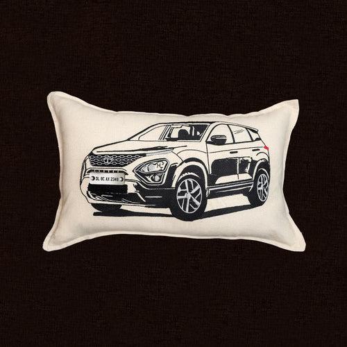 Personalised Number Plate Car Cushion Cover