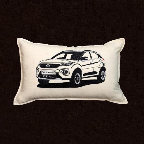 Personalised Number Plate Car Cushion Cover