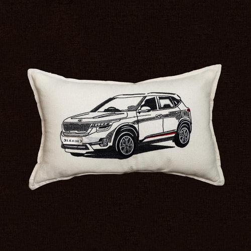 Personalised Number Plate Car Cushion Cover