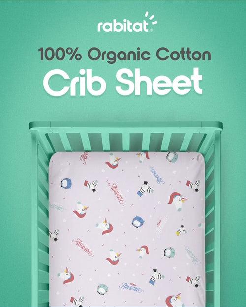 100% Organic Cotton Crib Sheets (Full Size)