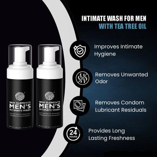 Ultimate Hygiene Duo- Men's Intimate Wash Avoids Itching & Allergies (120ml) Buy 1 Get 1 Free