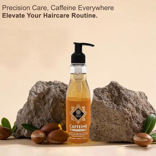 Caffeine Shampoo Infused With Argan & Almond Oil For Hair Fall Control (200ml)