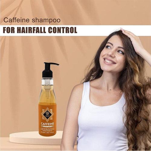 Caffeine Shampoo Infused With Argan & Almond Oil For Hair Fall Control (200ml)