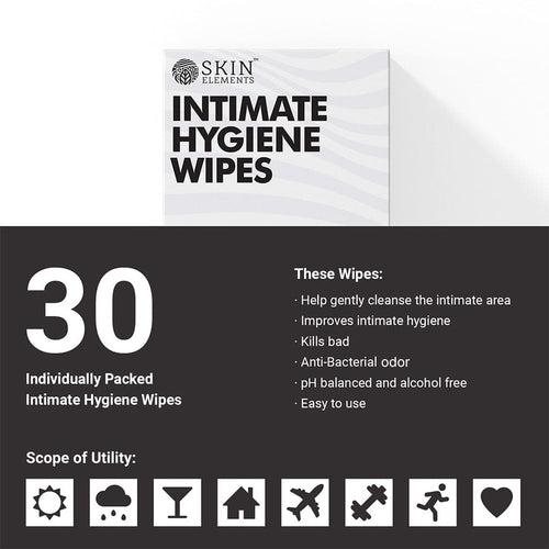 Intimate Hygiene Wipes With Tea Tree Oil & Neem Extracts Avoids Itching & Allergies (Pack of 30)