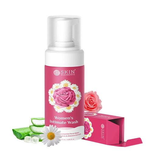 Intimate Wash for Women with Rose Water, Chamomile, Calendula & Aloe Vera Extracts (120ml)