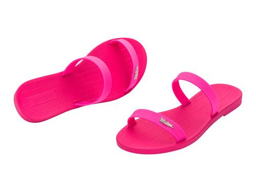 Melissa Sun Torrance AD Pink Flat Slip Ons For Women