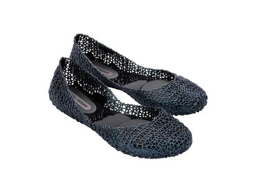 Melissa Campana Papel AD Black Flat Ballerinas For Women