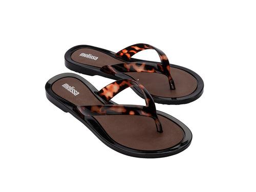 Melissa Duo AD Brown Flip Flops For Women's