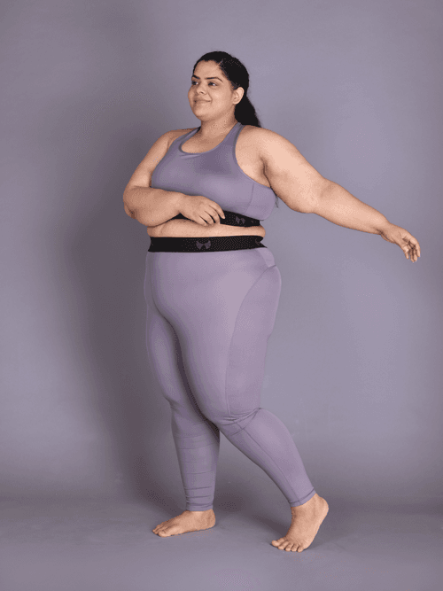 Skyria Aura Leggings - Violet Grey