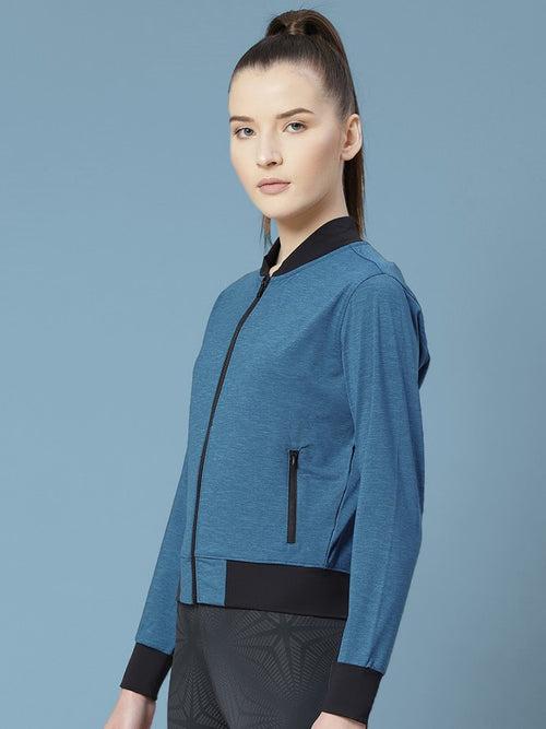 Skyria Cosmo Bomber Jacket - Vista Blue