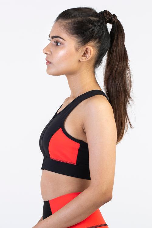 Skyria Viola Sports Bra - Orange