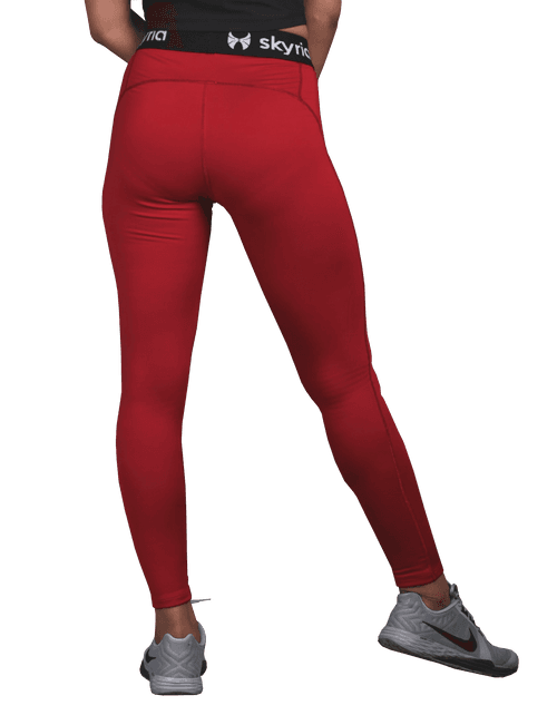 Skyria Mia Leggings - Ruby Red