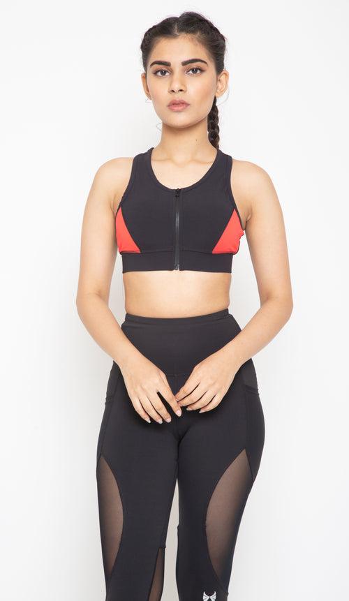 Skyria Viola Sports Bra - Orange