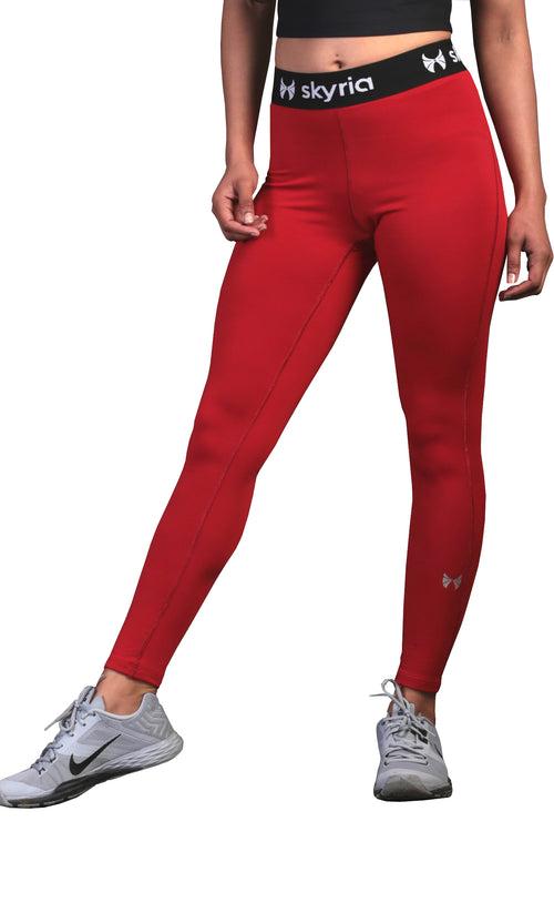 Skyria Mia Leggings - Ruby Red