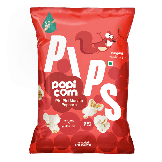 Piri Piri Masala Flavoured Popcorn (12 Packs)