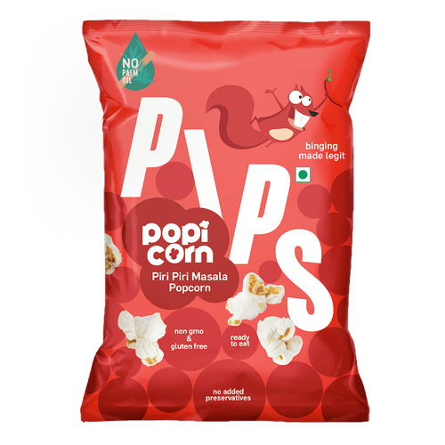 Piri Piri Masala Flavoured Popcorn (12 Packs)