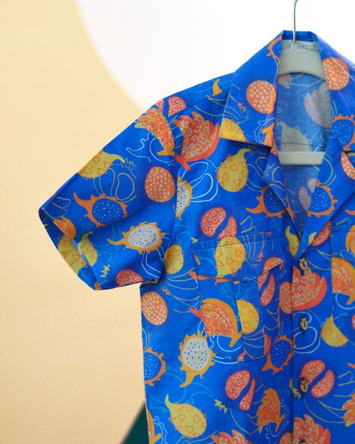 I-Peel-Good Printed Cotton Hawaiian Shirt | Rescue