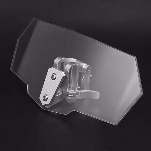 AIRFLOW ADJUSTABLE WINDSCREEN WIND DEFLECTOR UNIVERSAL MOTORCYCLE WINDSHIELD