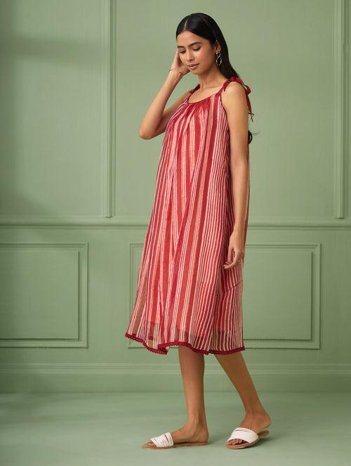 Striped Organza Dress