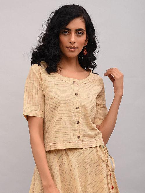 Beige Cotton Top