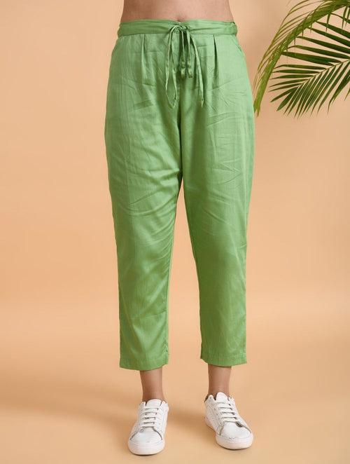 Cotton Silk Pants