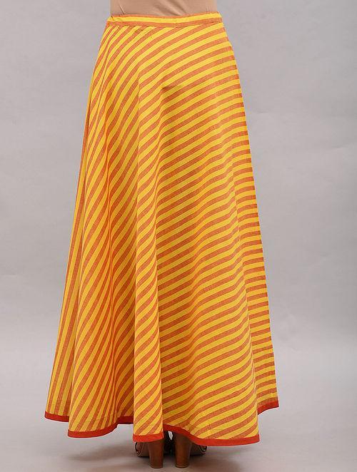 Yellow Orange Cotton Skirt