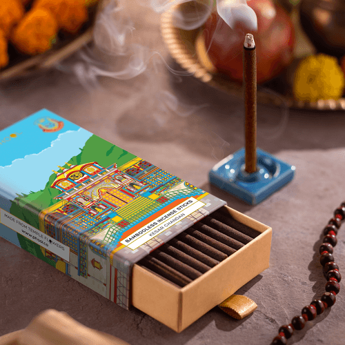 Phool Badrinath Kesar Chandan Bambooless Incense Sticks