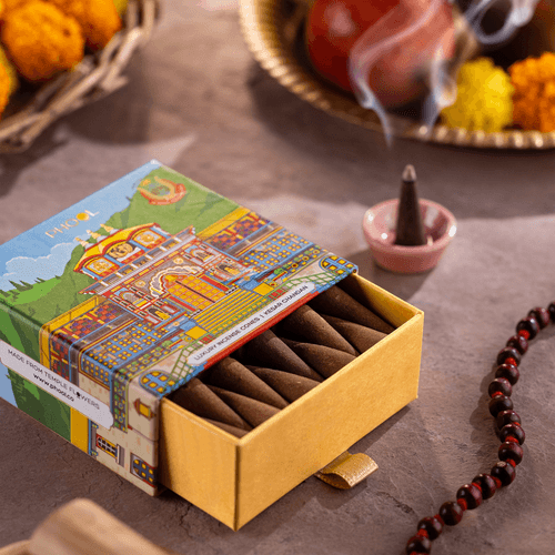 Phool Badrinath Kesar Chandan Incense Cones