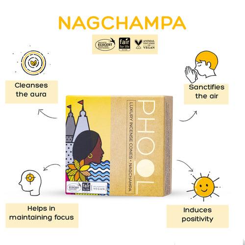 Phool Natural Incense Cones – Nagchampa